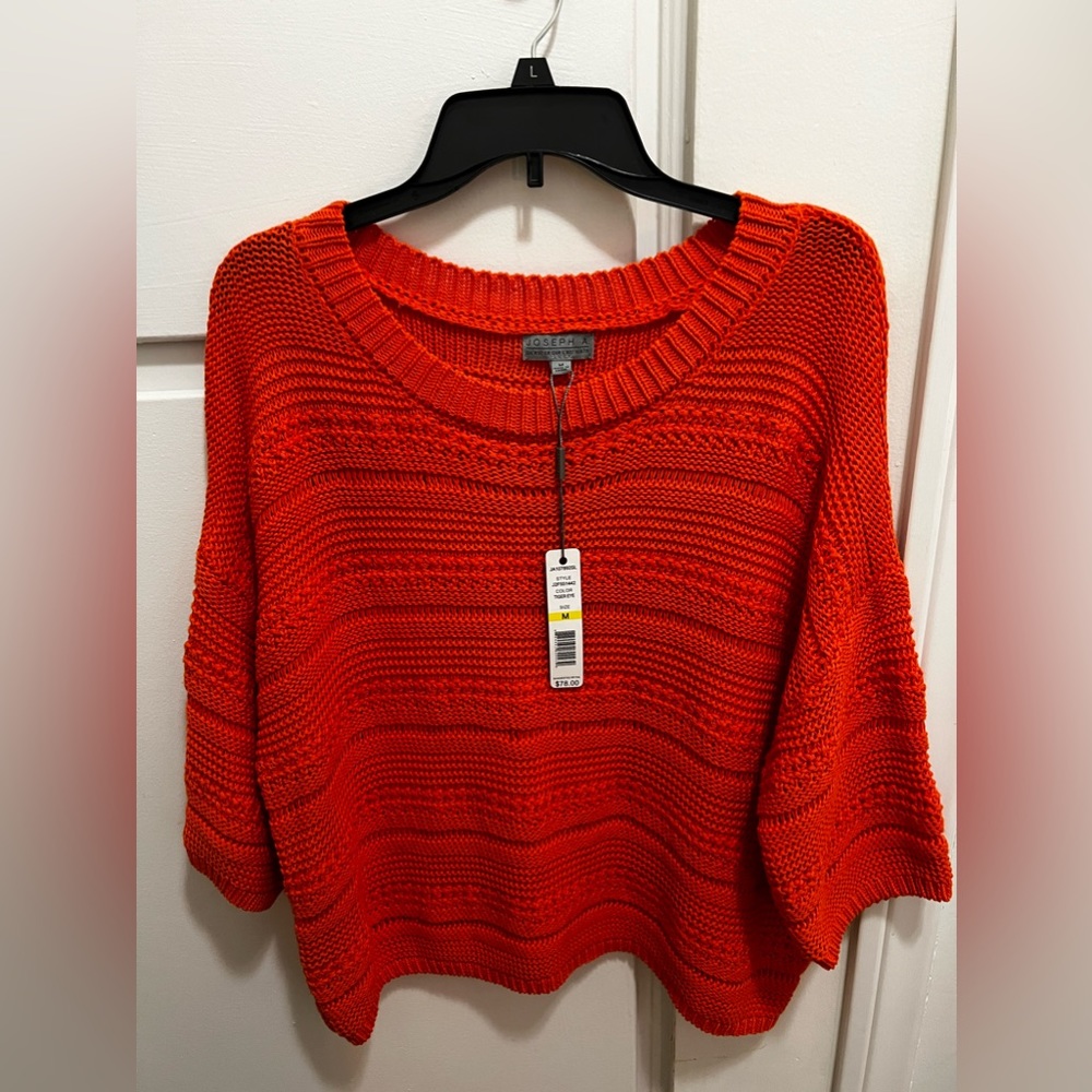 Joseph A. Womens Top size Medium (Orange)